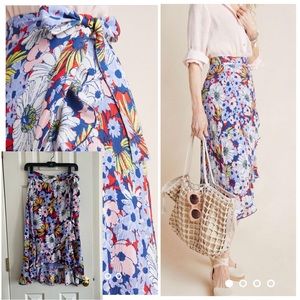 NWT Anthropologie Maeve Wrap Sybil Skirt | Size XXSP